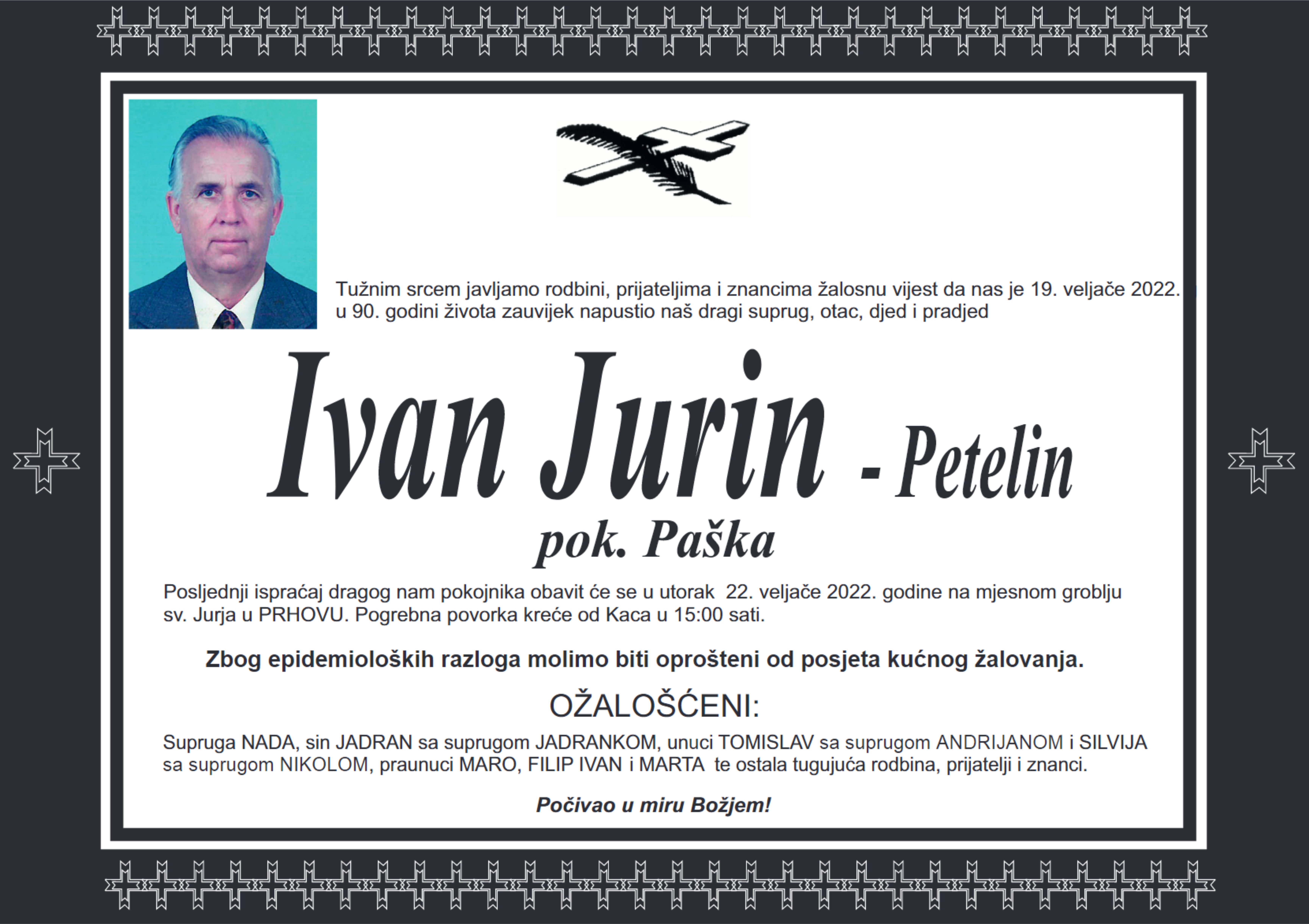 Umro Ivan Jurin