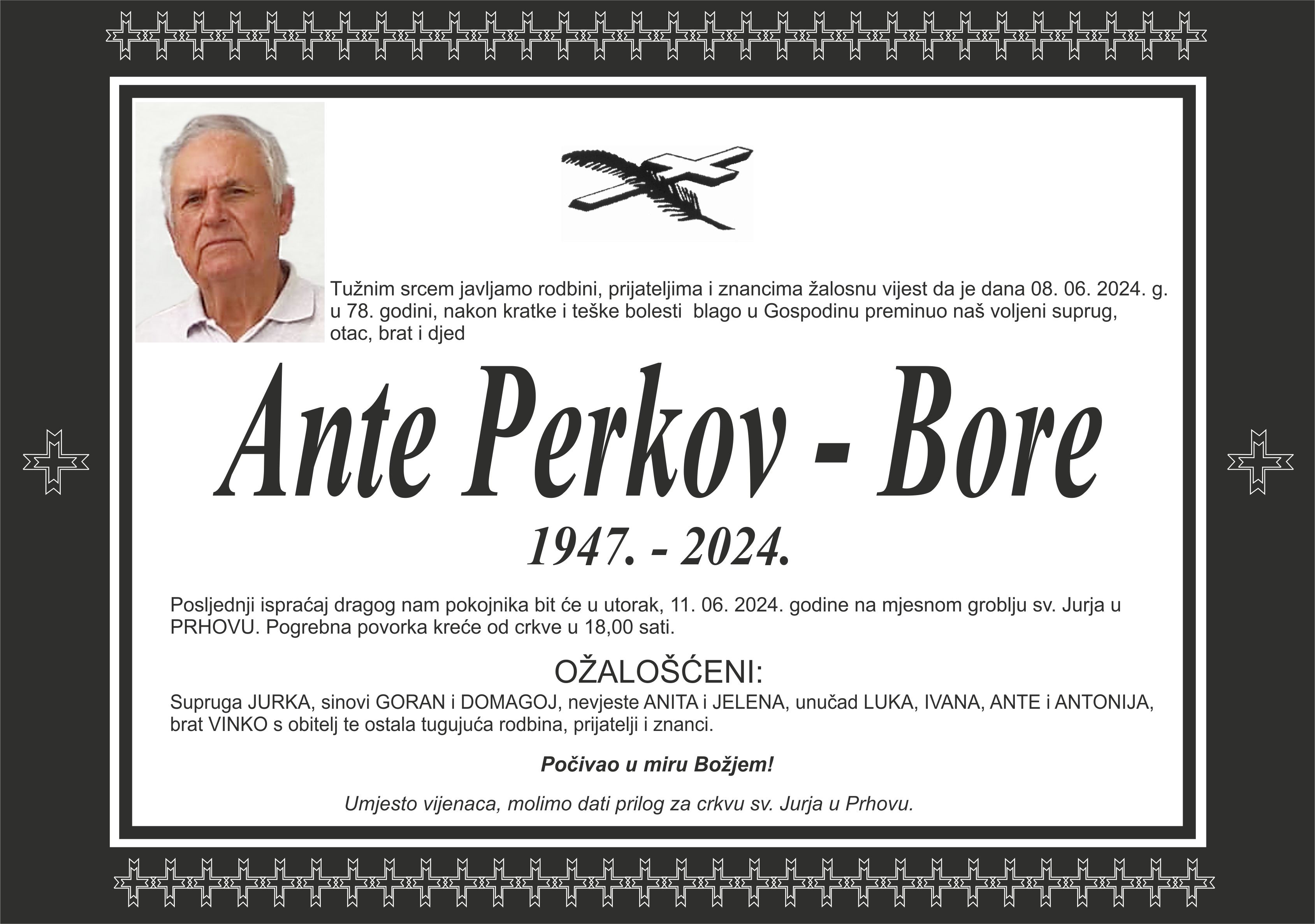 Umro Ante Perkov - Bore