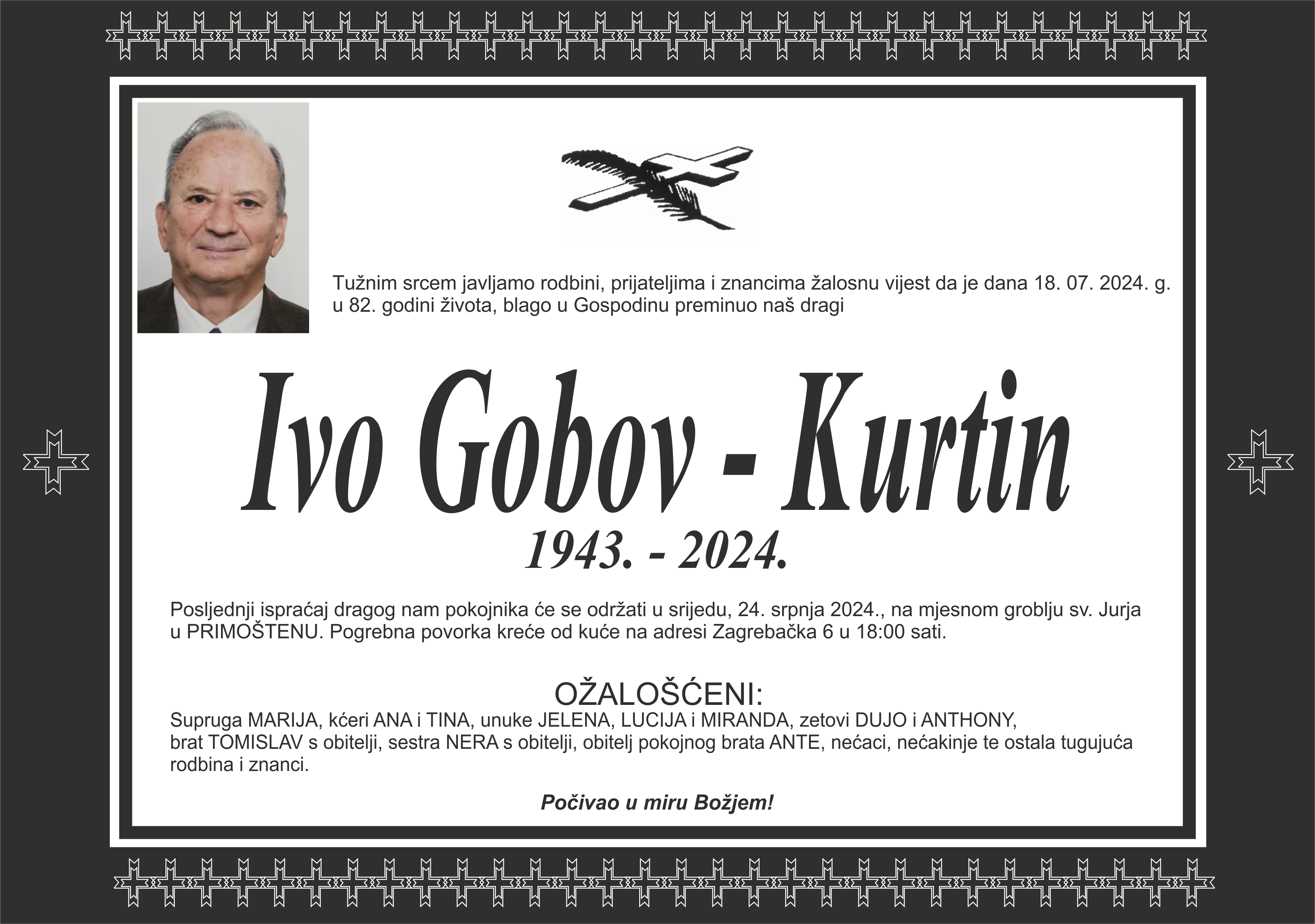 Umro Ivo Gobov - Kurtin